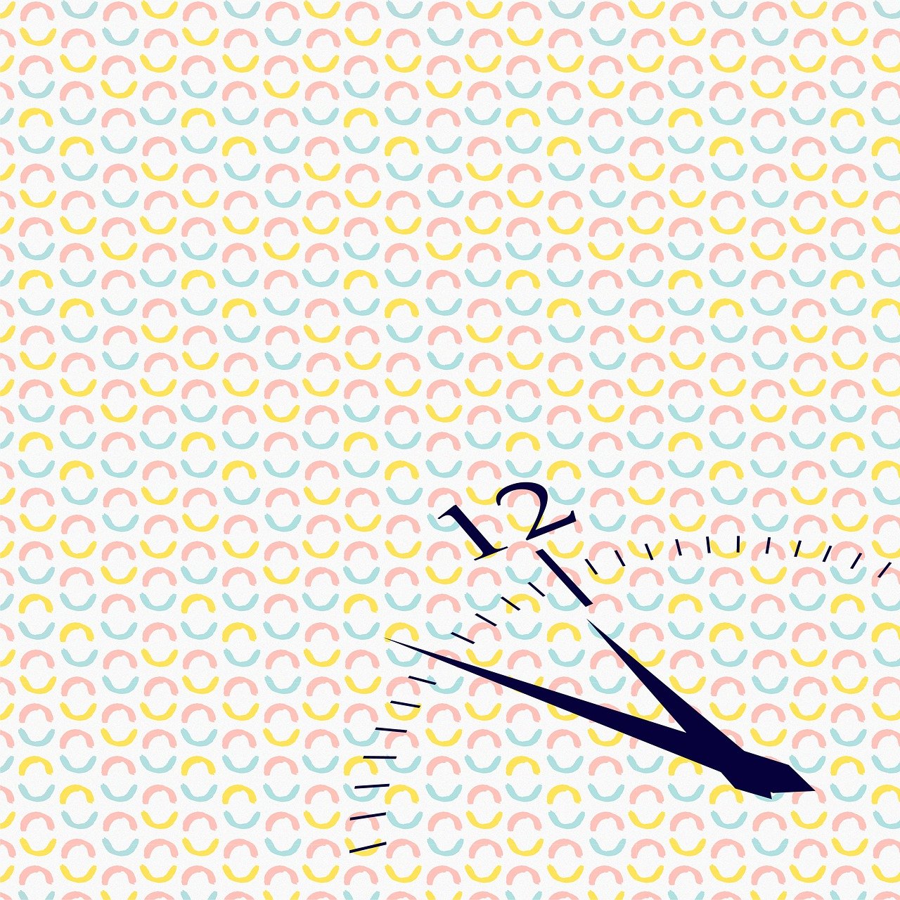 reloj digital de papel, fondo retro, geométrica